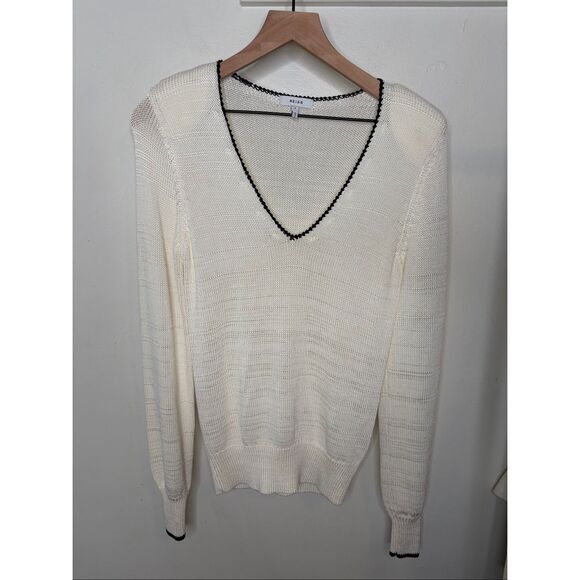Reiss Talia V Neck Knit Sweater - Picture 2 of 6